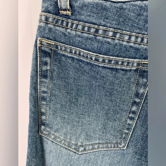 Boston Proper Capri Slit Hem Jeans 100% Cotton Size 2 - Picture 11 of 13